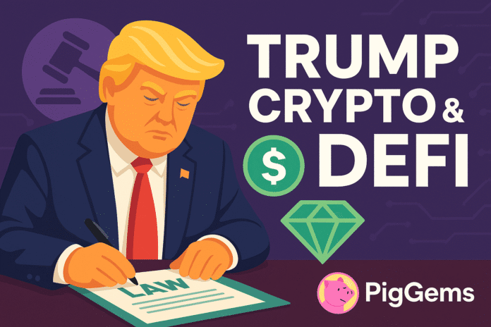 Trump ký luật tiền số đầu tiên, gỡ bỏ rào cản với DeFi