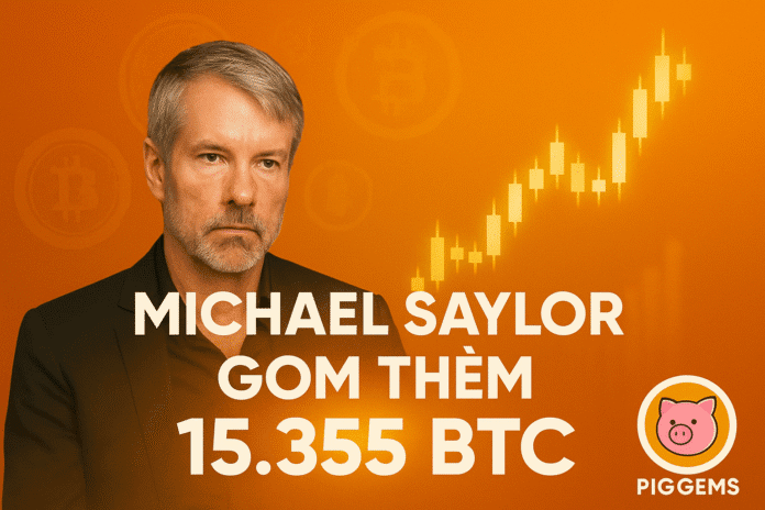 Michael Saylor gom thêm 15.355 Bitcoin, lợi suất đầu tư tăng cao