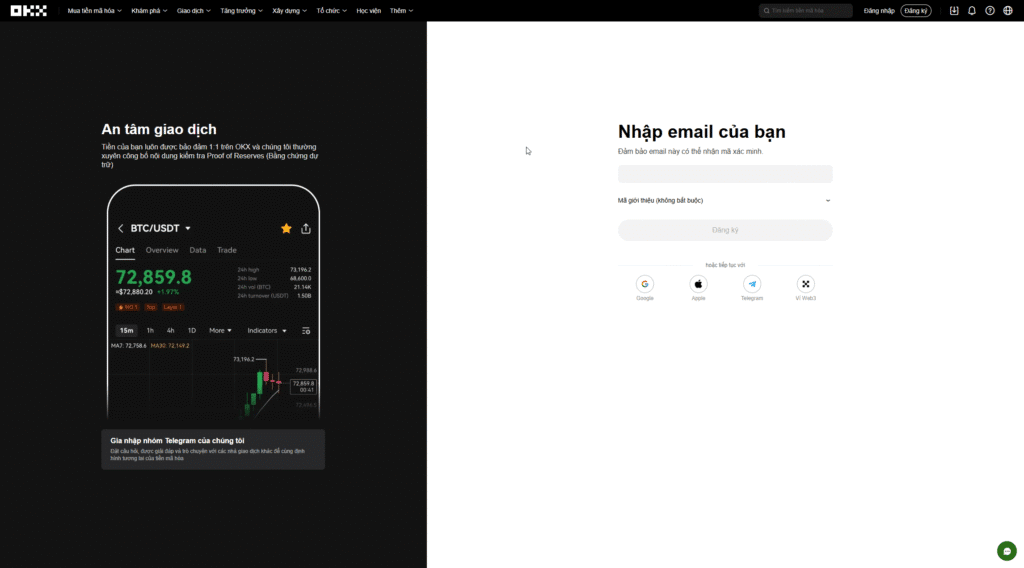 Nhập Email của bạn