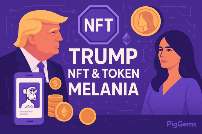 Gia Đình Trump Đẩy Mạnh NFT & Token MELANIA